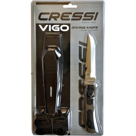 Μαχαίρι Κατάδυσης Με Ανοξείδωτη Λεπίδα 11cm VIGO CRESSI