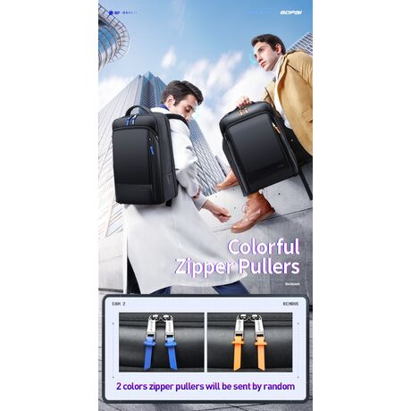 Σακίδιο πλάτης Αντικλεπτικό 24L Laptop 15,6” Bopai 61-53111 μαύρο Σακίδιο πλάτης Αντικλεπτικό 24L Laptop 15,6” Bopai 61-53111 μαύρο
