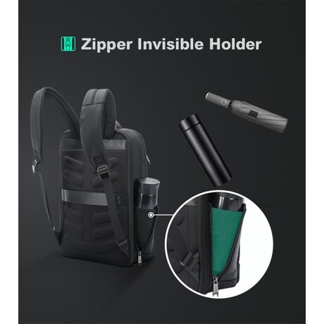 Σακίδιο πλάτης Αντικλεπτικό 24L Laptop 15,6” Bopai 61-53111 μαύρο Σακίδιο πλάτης Αντικλεπτικό 24L Laptop 15,6” Bopai 61-53111 μαύρο