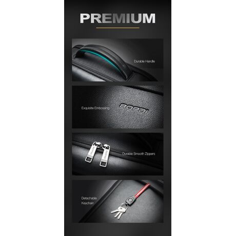 Σακίδιο πλάτης Αντικλεπτικό 24L Laptop 15,6” Bopai 61-53111 μαύρο Σακίδιο πλάτης Αντικλεπτικό 24L Laptop 15,6” Bopai 61-53111 μαύρο