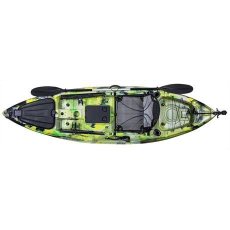 Καγιάκ Ψαρέματος Ενός Ατόμου Marlin SOT Full 292cm Πράσινο Παραλλαγής FORCE 0100-0122GR