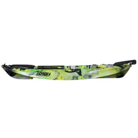 Καγιάκ Ψαρέματος Ενός Ατόμου Marlin SOT Full 292cm Πράσινο Παραλλαγής FORCE 0100-0122GR