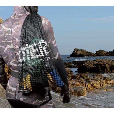 Τσάντα Από Δίχτυ Για Μεταφορά Εξοπλισμού Game Bag 20x30cm Κόκκινη OMER