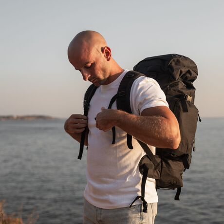 Σακίδιο πεζοπορίας Cardinal αδιάβροχο Daypack 60L 521 μαύρο Σακίδιο πεζοπορίας Cardinal αδιάβροχο Daypack 60L 521 μαύρο