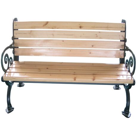 ΠΑΓΚΑΚΙ ΕΝΙΣΧΥΜΕΝΟ ΜΕΤΑΛΛΙΚΟ ΜΕ ΞΥΛΟ -ΔΙΑΣΤΑΣΕΙΣ: L152xW59x H74/38cm 182-2495