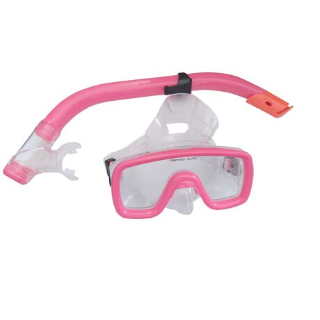 fortis ΣΕΤ ΜΑΣΚΑ & ΑΝΑΠΝΕΥΣΤΗΡΑΣ ΠΑΙΔΙΚΟ PVC ΡΟΖ 274-1863