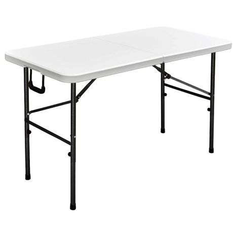 ΤΡΑΠΕΖΙ  ΠΤΥΣΣΟΜΕΝΟ CATERING ΒΑΛΙΤΣΑ 122x60x74cm ΛΕΥΚΟ 31-30827