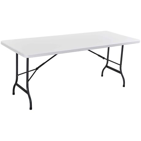 ΤΡΑΠΕΖΙ  ΠΤΥΣΣΟΜΕΝΟ CATERING ΜΟΝΟΚΟΜΜΑΤΟ 180x74,5x74cm ΛΕΥΚΟ 31-30834