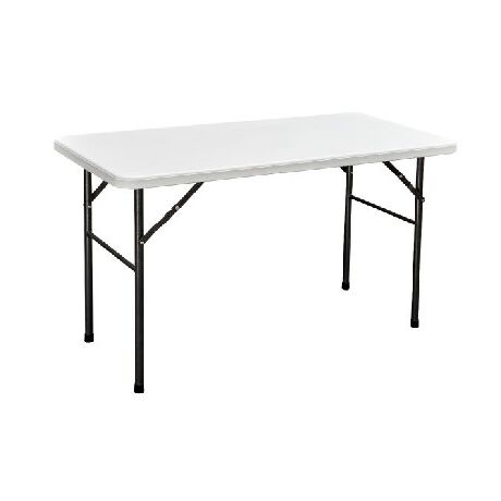 ΤΡΑΠΕΖΙ  ΠΤΥΣΣΟΜΕΝΟ CATERING ΜΟΝΟΚΟΜΜΑΤΟ 122x60x74cm ΛΕΥΚΟ 31-31503