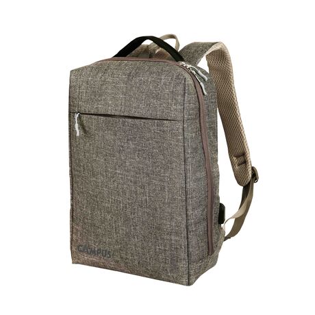 CAMPUS ΣΑΚΙΔΙΟ ΠΛΑΤΗΣ URBAN 20 Lt. ΓΚΡΙ ΜΕ ΘΥΡΑ USB 810-2104-10