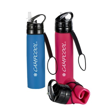 CAMPCOOL ΜΠΟΥΚΑΛΙ  ΣΙΛΙΚΟΝΗΣ 600 ml ΕΥΚΑΜΠΤΟ ΧΡΩΜΑΤΙΣΤΟ 21-34764