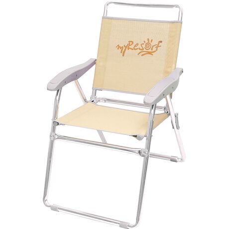 ΚΑΡΕΚΛΑ ΠΑΡΑΛΙΑΣ-ΚΗΠΟΥ ΕΚΡΟΥ ΑΛΟΥΜΙΝΙΟΥ ΕΝΙΣΧΥΜΕΝΗ myResort 141-6814-4