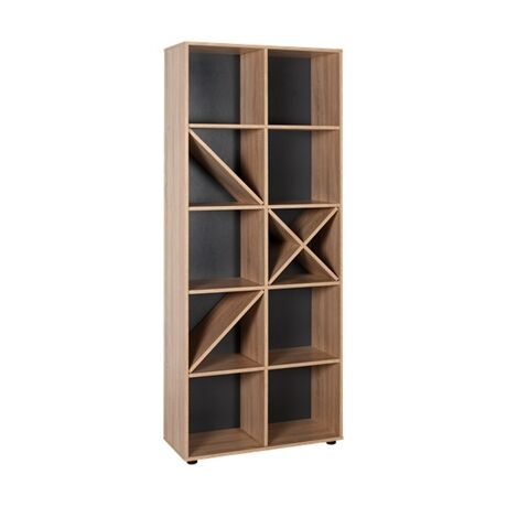 ΡΑΦΙΕΡΑ ΜΕ ΔΕΚΑ  ΡΑΦΙΑ 75x30x188 εκ SONOMA 622-3682-31