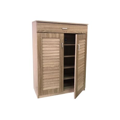 ΠΑΠΟΥΤΣΟΘΗΚΗ ΜΕ ΔΙΠΛΗ ΠΟΡΤΑ, ΣΥΡΤΑΡΙ -5 ΘΕΣΕΙΣ ΑΠΟΘΗΚΕΥΣΗΣ 68x32x98 εκ. ΣΦΕΝΔΑΜΟΣ 63-36928-29