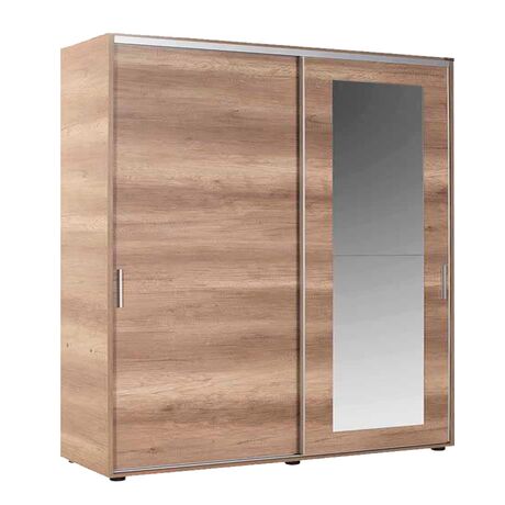 ΝΤΟΥΛΑΠΑ - ΠΑΠΟΥΤΣΟΘΗΚΗ ΜΕ ΚΑΘΡΕΠΤΗ 120x40x212 εκ TORI 642-8273-40