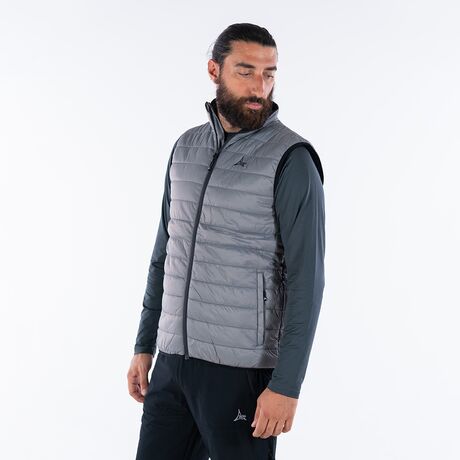 Αμάνικο Μπουφάν Puffer Ανδρικό Padded Idi Γκρι APU 80537