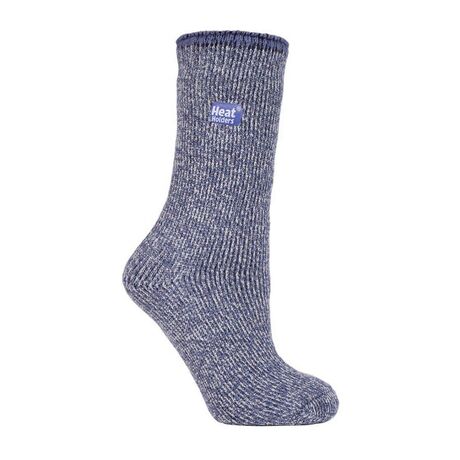 H.H. LADIES HEAT HOLDERS WOOL SOCKS - POPPY BLACK 3150 HEAT HOLDERS 80071-BLACK 3150