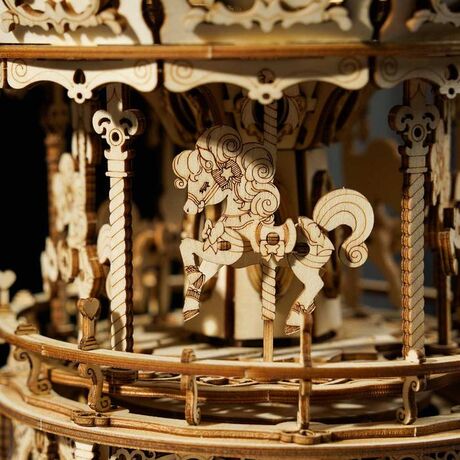 ROKR Romantic Carousel AMK62 Mechanical Music Box