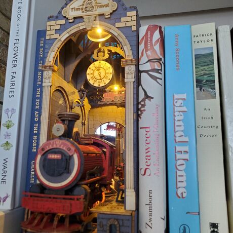 Rolife Time Travel 3D Wooden DIY Miniature House Book Nook TGB04