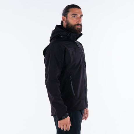 Τζάκετ Αδιάβροχο Αντιανεμικό Softshell Μαύρο Himalaya II APU 80535