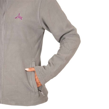 Ζακέτα Γυναικεία Fleece Nanga Ανοιχτό Γκρί APU 80536