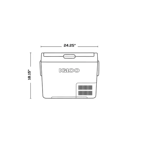 Ψυγείο Φορητό – Καταψύκτης 40Qt/39Lt Ηλεκτρικό 12V/220V ICF 40 IGLOO 41130