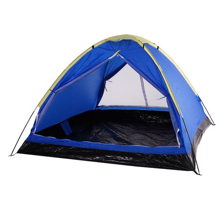 Σκηνή Camping Nova 4 210x240x145cm 4 Ατόμων Μπλέ MAORI 10223