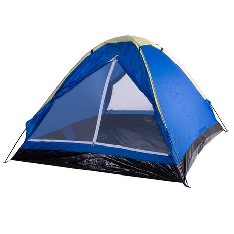 Σκηνή Camping Nova 4 210x240x145cm 4 Ατόμων Μπλέ MAORI 10223