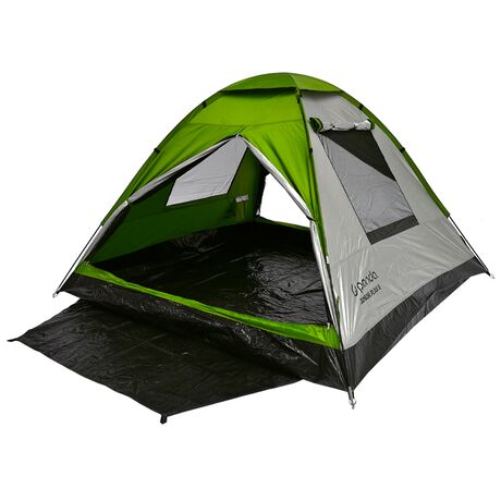 Σκηνή Camping Junior Plus II 205x205x145cm Πράσινο PANDA 10332