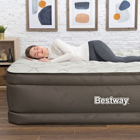 Στρώμα Ύπνου Φουσκωτό Υπέρδιπλο 152x203x51cm Fortech Tough Guard Duvet Top BESTWAY 15442