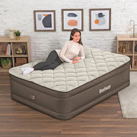 Στρώμα Ύπνου Φουσκωτό Υπέρδιπλο 152x203x51cm Fortech Tough Guard Duvet Top BESTWAY 15442