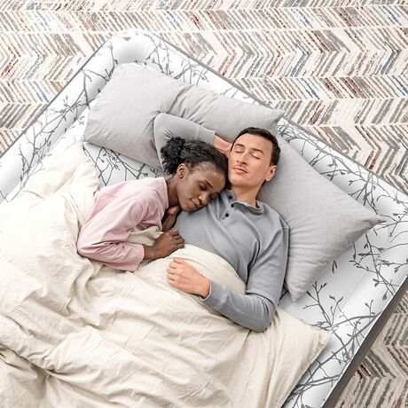 Στρώμα Ύπνου Φουσκωτό Υπέρδιπλο με Ενσωματωμένη Ηλεκτρική Αντλία 203x152x46cm Tritech Cushify Top BESTWAY 15438