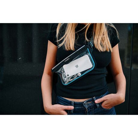 Στεγανό Τσαντάκι Μέσης / Ώμου Hermetic Sling Bag 22x10cm Μαύρο/Διάφανο FIDLOCK 21410