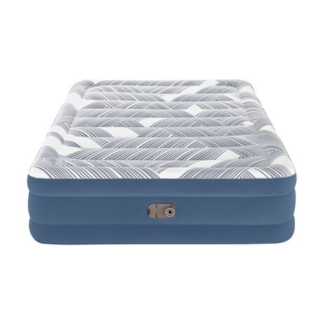 Στρώμα Ύπνου Φουσκωτό Υπέρδιπλο με Ενσωματωμένη Ηλεκτρική Αντλία 203x152x46cm Tritech Fashion Flock BESTWAY 15401