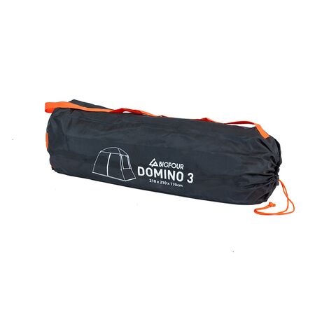 Σκηνή Camping Domino 3 Ατόμων 210x210x170cm BIGFOUR 10601
