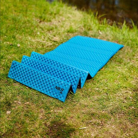 Υπόστρωμα Κάμπινγκ Πτυσσόμενο 188x60x2cm Μπλε Nils Camp NC1768