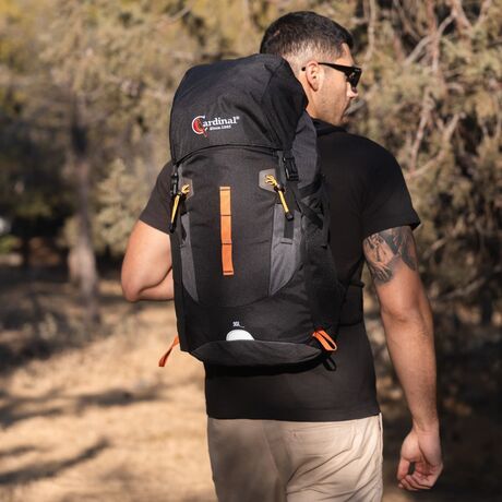 Σακίδιο πεζοπορίας, αδιάβροχο Daypack Cardinal 50L 790 μαύρο Σακίδιο πεζοπορίας, αδιάβροχο Daypack Cardinal 50L 790 μαύρο