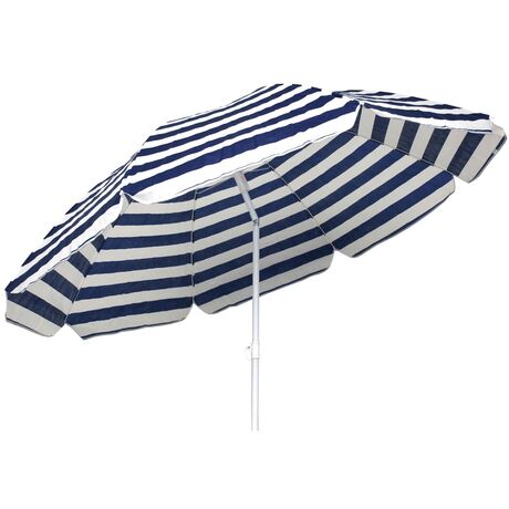 ΟΜΠΡΕΛΑ ΒΕΡΑΝΤΑΣ-ΚΗΠΟΥ-ΘΑΛΑΣΣΗΣ 2m ΡΙΓΕ ΜΠΛΕ- ΑΣΠΡΟ ΜΕΤΑΛΛΙΚΗ 371-6600-19