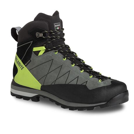 DOLOMITE SHOES CRODAROSSA HI GTX 289241 SILVER GR./LIME GR. 10.5 UK  80311