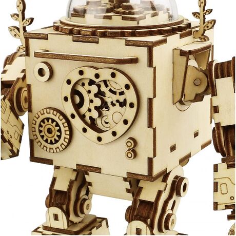 ROBOTIME ORPHEUS MUSIC BOX 3D Ξύλινο Μηχανικό Puzzle