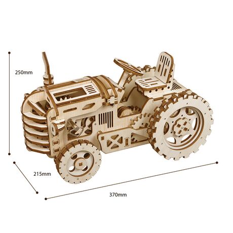 ROBOTIME Τρακτερ LK401 Ξύλινο Μηχανικό Puzzle