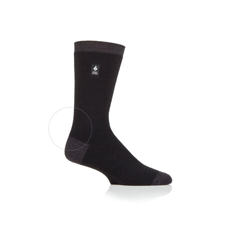 H.H MENS SOCKS ULTRA LITE HEEL NAVY 6692 HEAT HOLDERS 80098-NAVY 6692