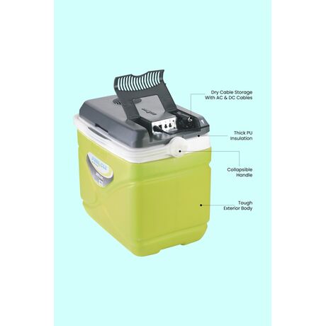 Ψυγειο Ηλεκτρικο Prudence  Ac/dc 30ltr Μπλε Pinnacle