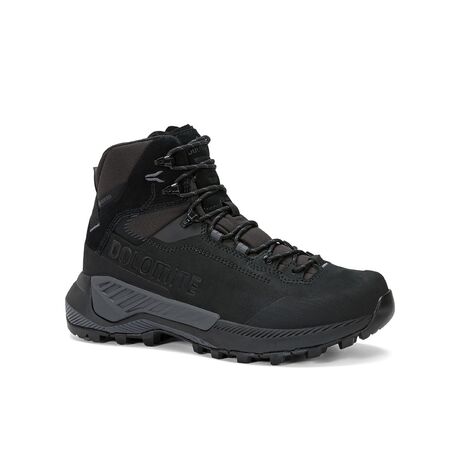 DOLOMITE SHOES W's VERNALE LEATHER HIGH GTX 422795 BLACK 6.5 UK DOLOMITE 80324-BLACK