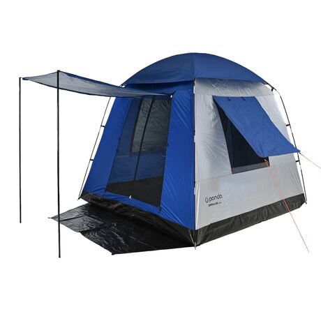 Σκηνή Camping Οpen Air Plus 4 Ατόμων 240x240x200cm Μπλέ PANDA 10336