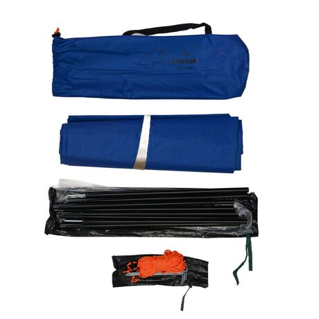 Σκηνή Camping Οpen Air Plus 4 Ατόμων 240x240x200cm Μπλέ PANDA 10336