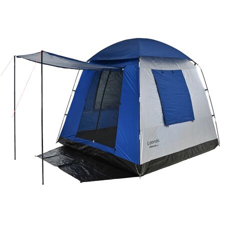 Σκηνή Camping Οpen Air Plus 4 Ατόμων 240x240x200cm Μπλέ PANDA 10336