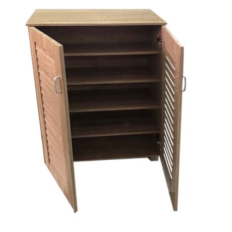 Παπουτσοθήκη με Διπλή Πόρτα και Πέντε θεσεις Αποθήκευσης 68x32x84,5cm Σφένδαμος VELCO Pro Systems 63-35198-29