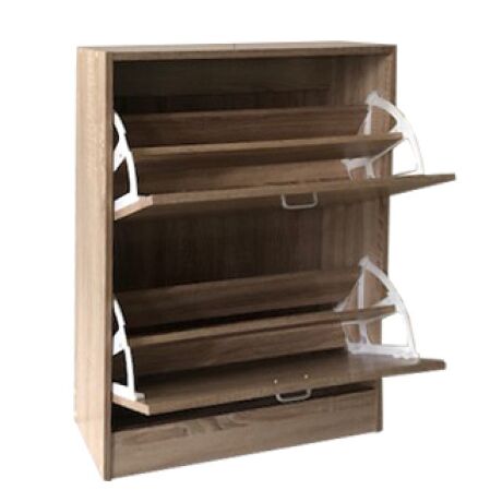 Παπουτσοθήκη με Δύο Πόρτες 63x24x80cm Σφένδαμος VELCO Pro Systems 63-35242-29