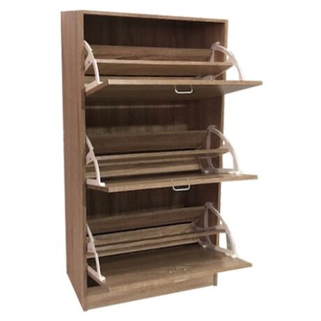 Παπουτσοθήκη με Τρείς Πόρτες 63x24x115cm Σφένδαμος VELCO Pro Systems 63-35266-29